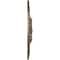 Ekena Millwork Ashley Ceiling Medallion (Fits Canopies up to 4 3/4"), 23 7/8"OD x 4"ID x 2 1/8"P, Warm Silver CM23ASWSS - alternate 2